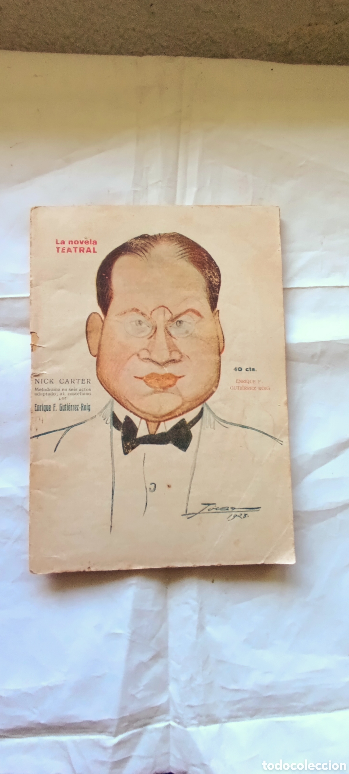 Libros antiguos: LA NOVELA TEATRAL 1920 NICK CARTER - Foto 1
