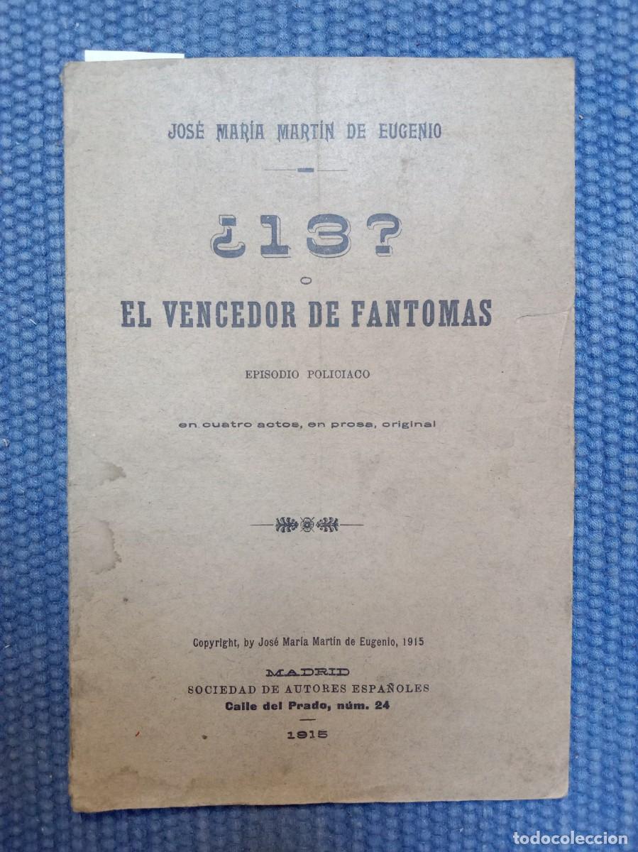 Libros antiguos: &iquest;13? El vencedor de Fantomas