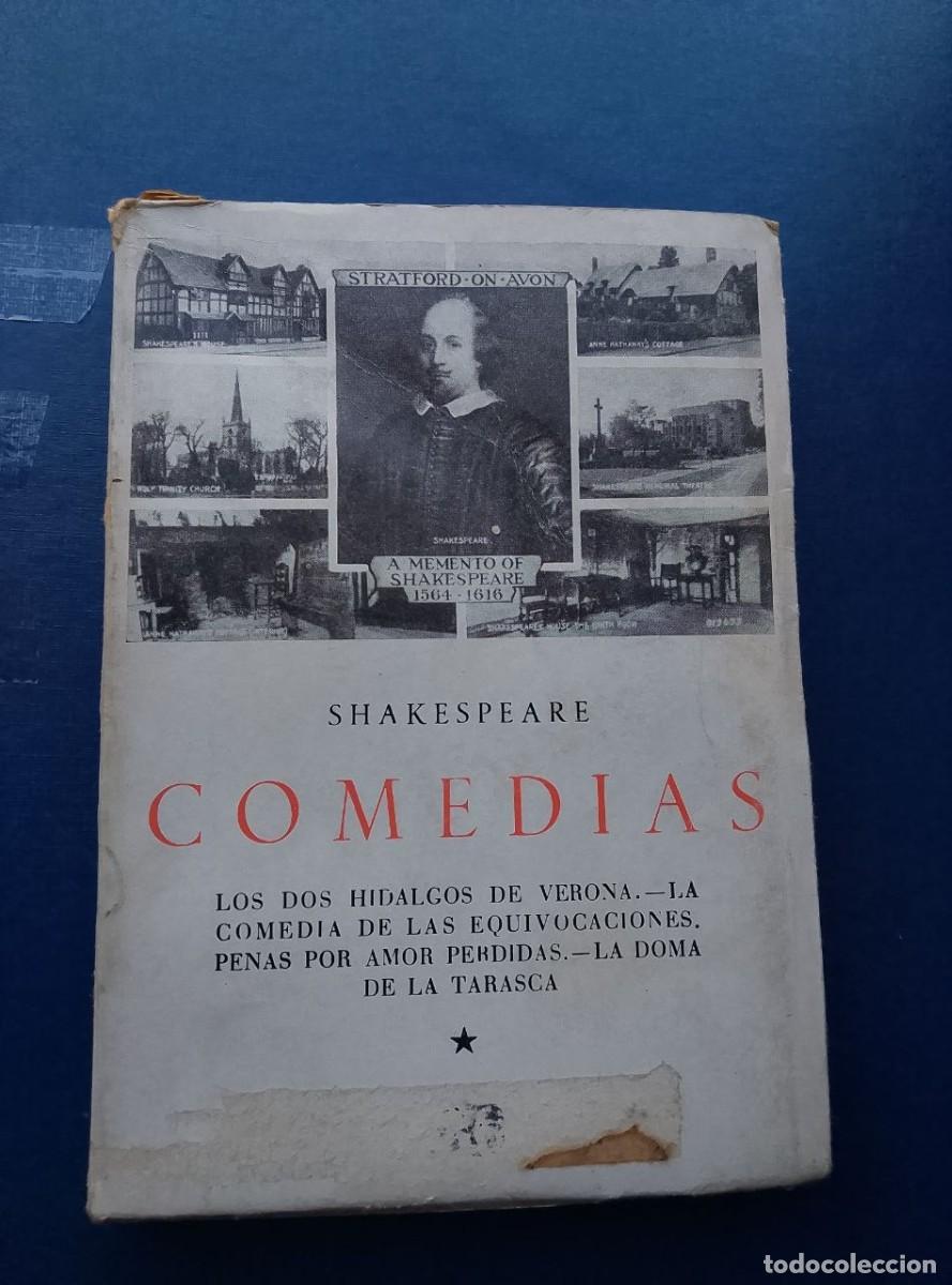 Libros antiguos: comedias william shakespeare ediciones ibericas