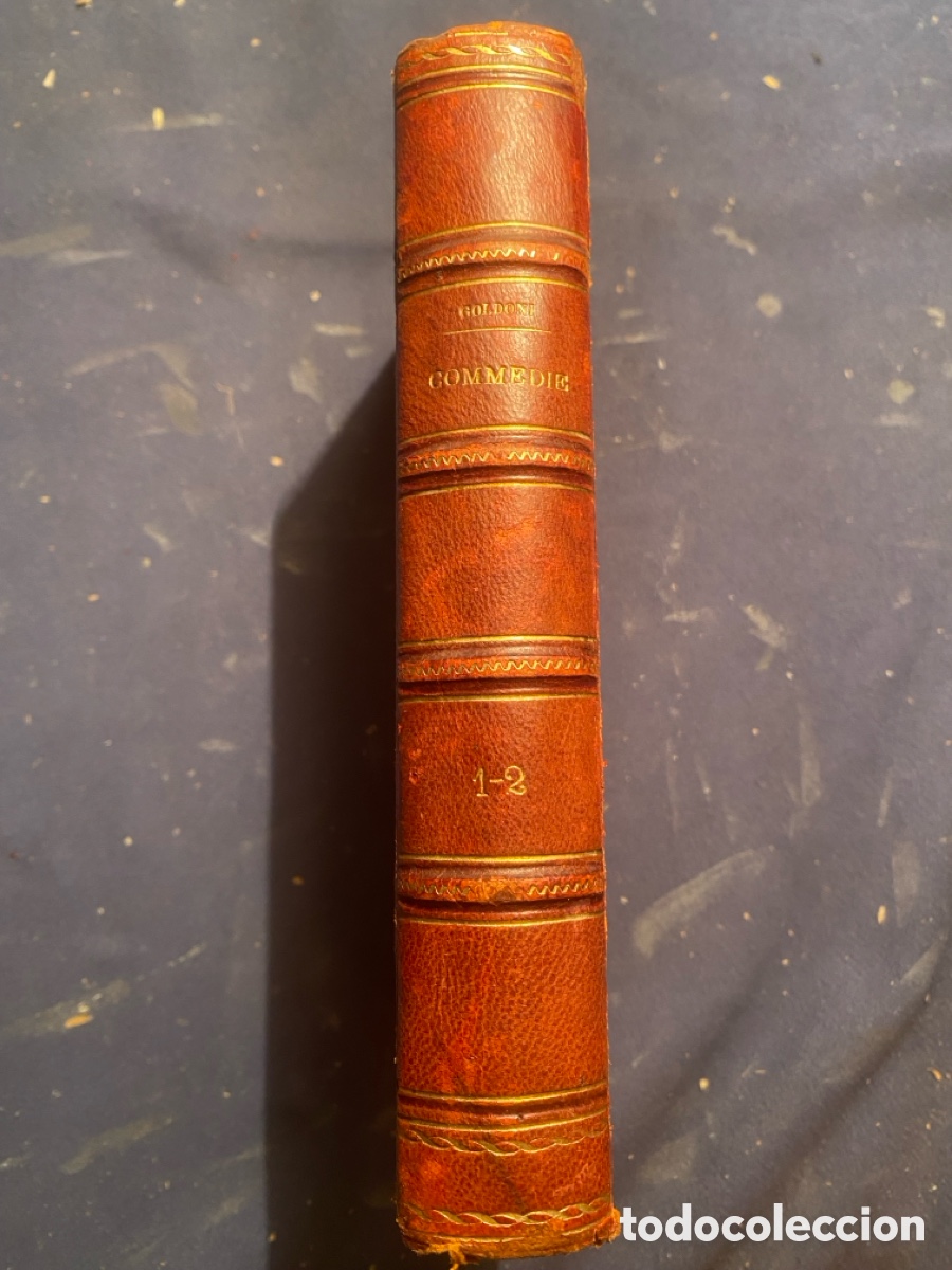 Libros antiguos: CARLO GOLDONI: - COMMEDIE SCELTE (VOLUME PRIMO. VOLUME SECONDO) - (MILANO, 1877)