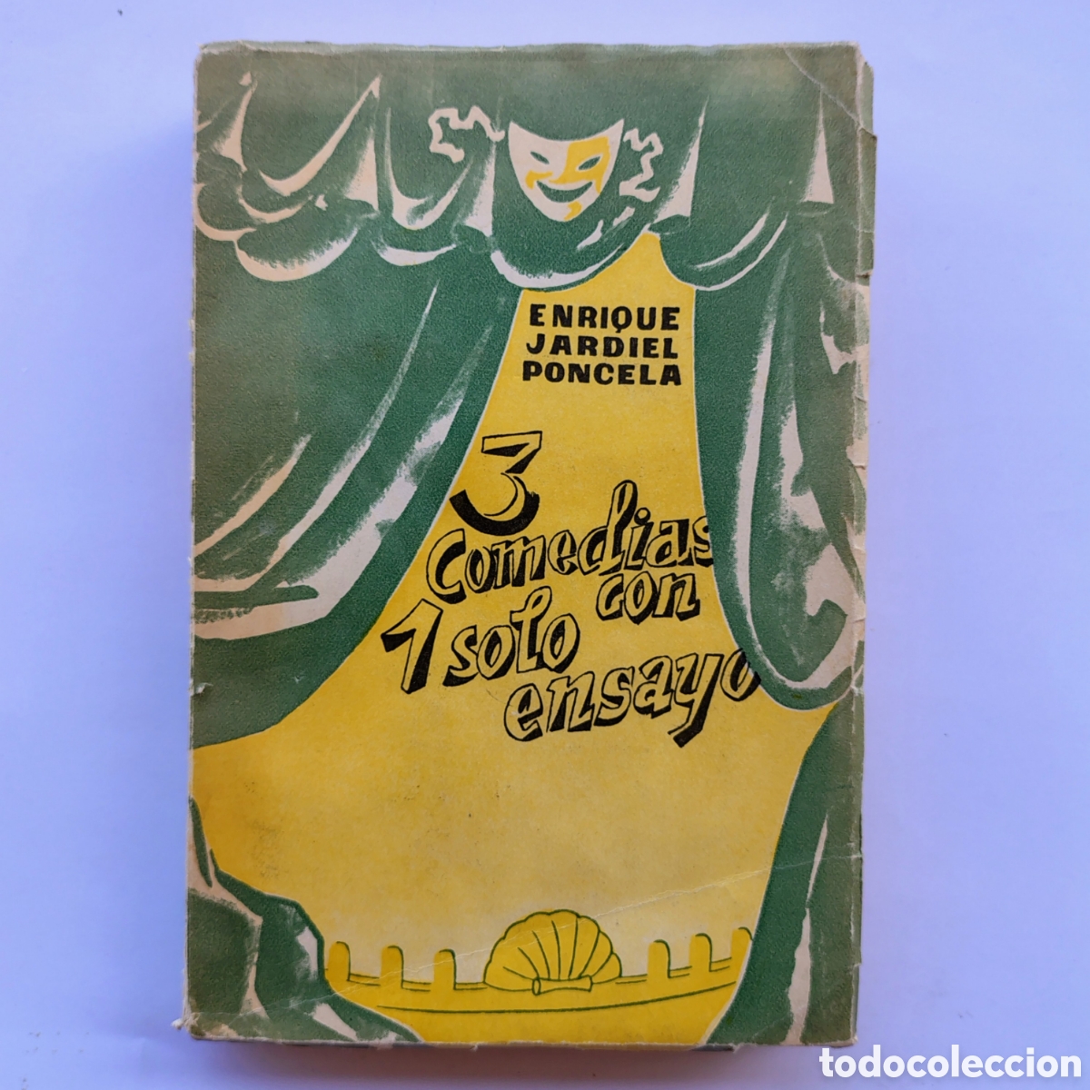 Libros antiguos: 3 Comedias con 1 Solo Ensayo &ndash; Enrique Jardiel Poncela | 4&ordf; Edici&oacute;n 1934 | Biblioteca Nueva