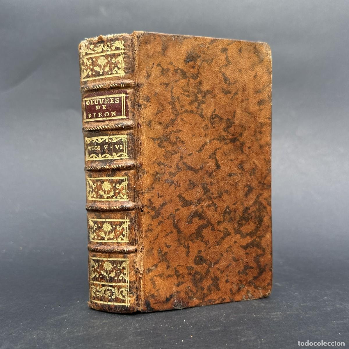 Libros antiguos: A&Ntilde;O 1776 - OBRAS COMPLETAS DE ALEXIS PIRON - TEATRO - OPERA COMICA -