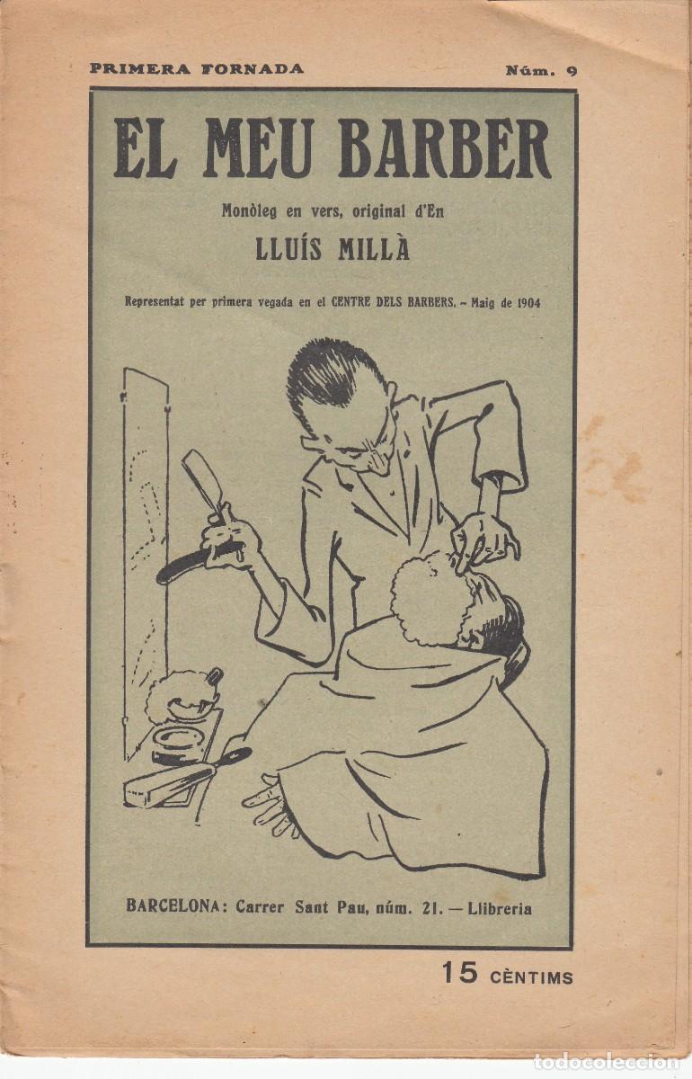 Libros antiguos: EL MEU BARBER DE LLUIS MILL&Aacute;