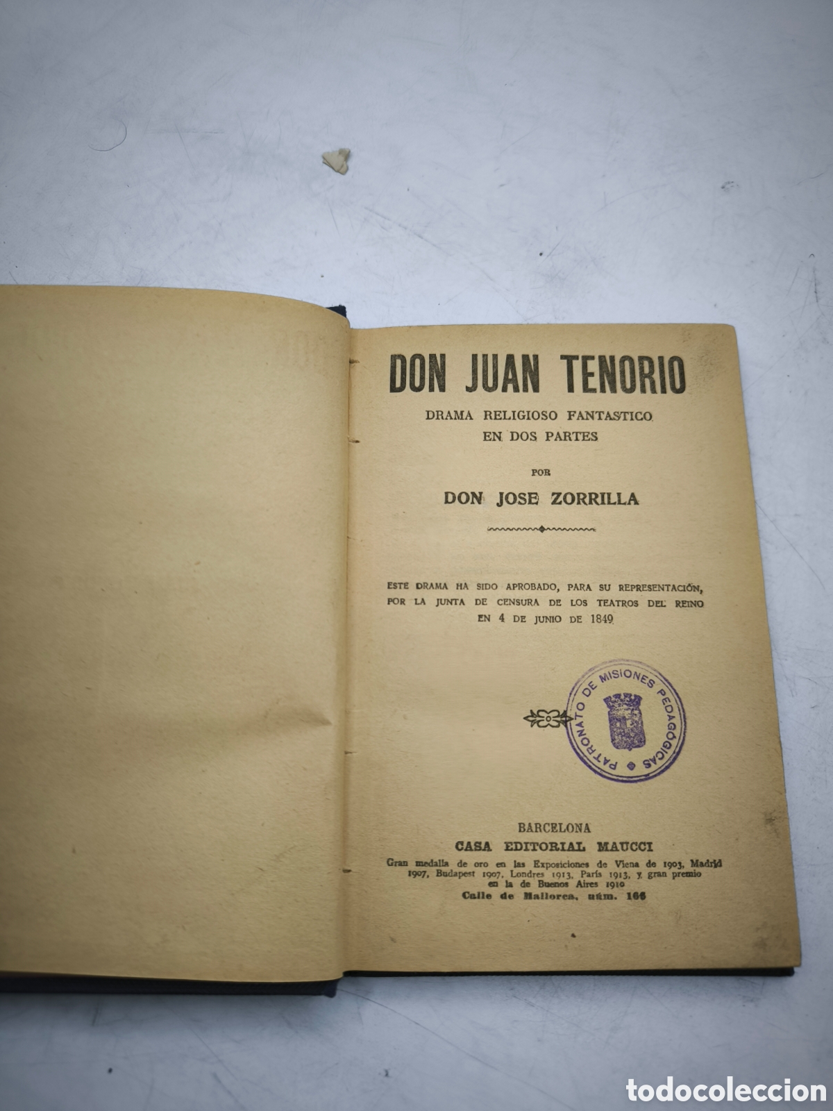 Libros antiguos: Don Juan Tenorio. 1914. D. Jos&eacute; Zorrilla.