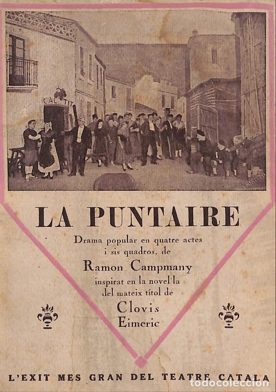 Antiquarische B&uuml;cher: El Puntaire: Drama popular en quatre actes i sis quadros - Ram&oacute;n Campmany - Publicacions Rafols -
