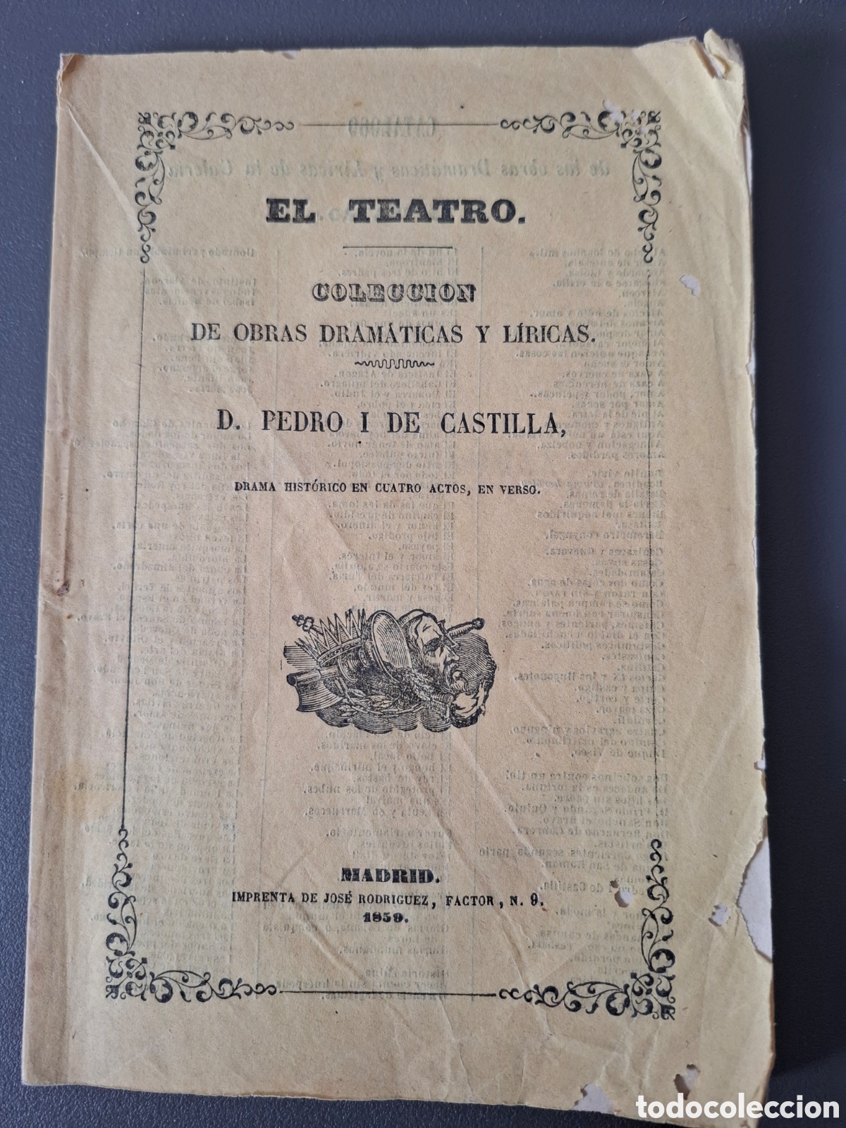 Libros antiguos: Pedro I de Castilla- Pedro Antonio Iglesias - 1959