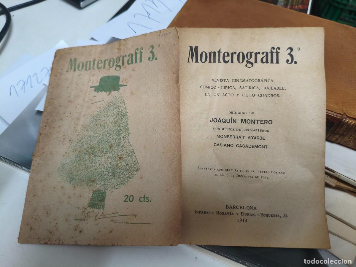 Libros antiguos: MONTEROGRAFF 3 JOAQU&Iacute;N MONTERO 3 Revista C&oacute;mico-L&iacute;rica-Bailable