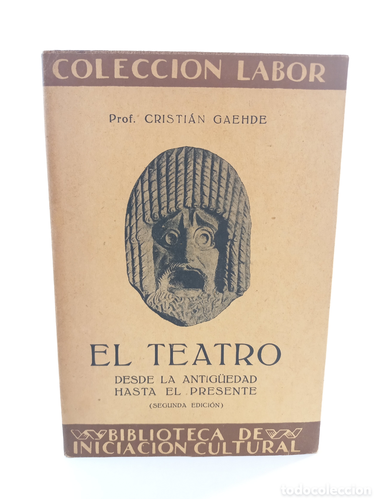 Libros antiguos: El Teatro. Cristian Gaehde. Labor, colecci&oacute;n Labor, 1930. Ilustrado.