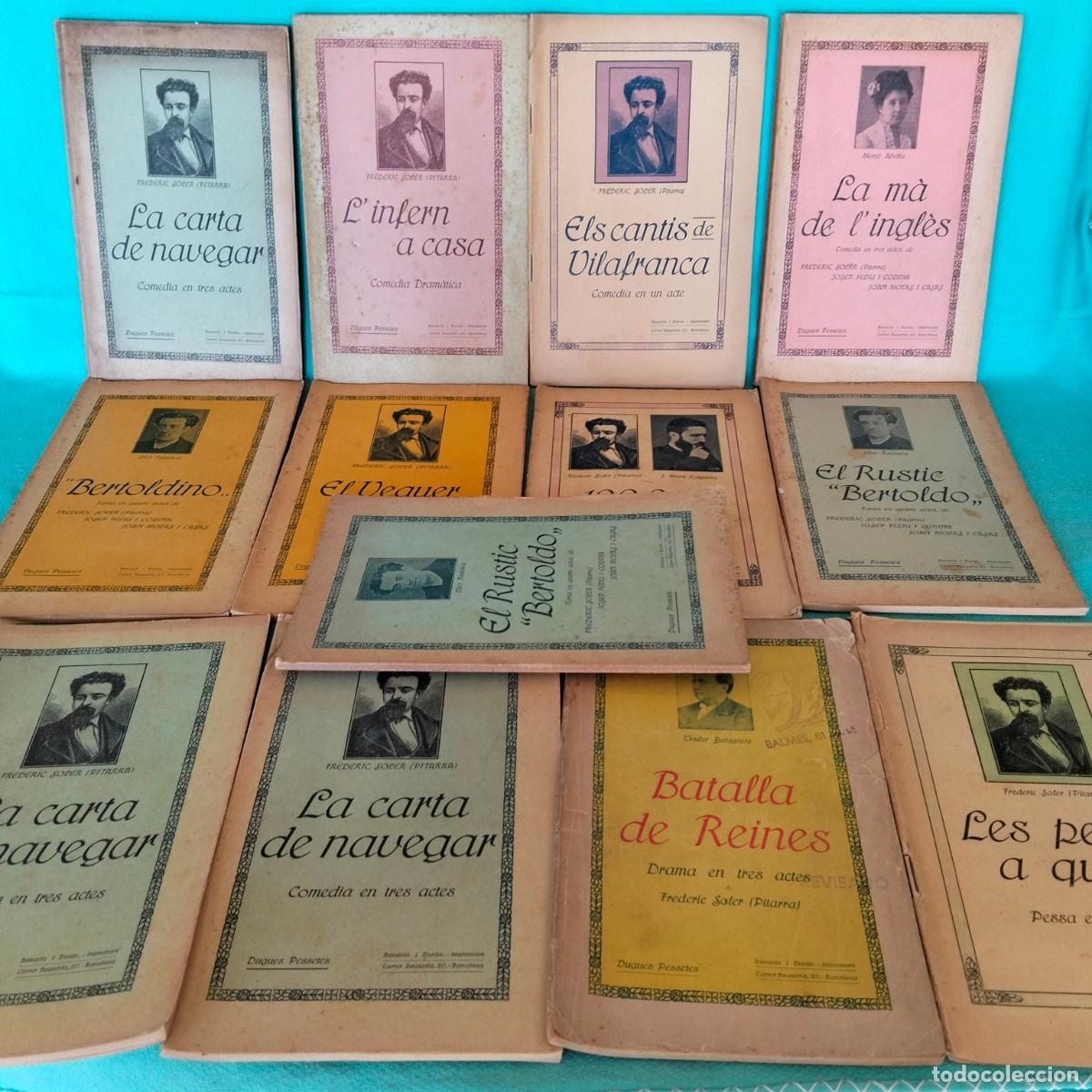 Libros antiguos: Lote libros antiguos de teatro en catal&aacute;n casa editorial de teatre libritos bonavia i duran 1915+