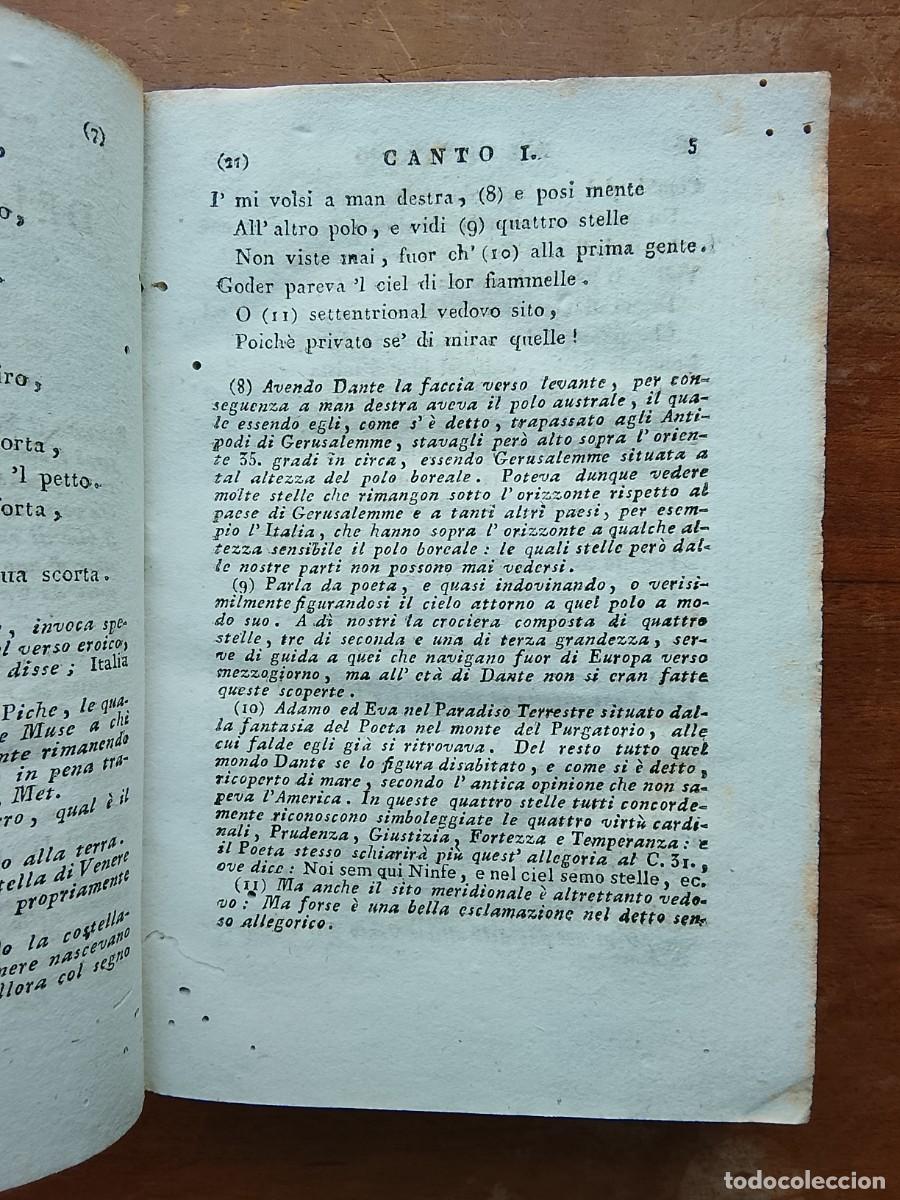Libros antiguos: La divina comedia 1826 - Foto 4