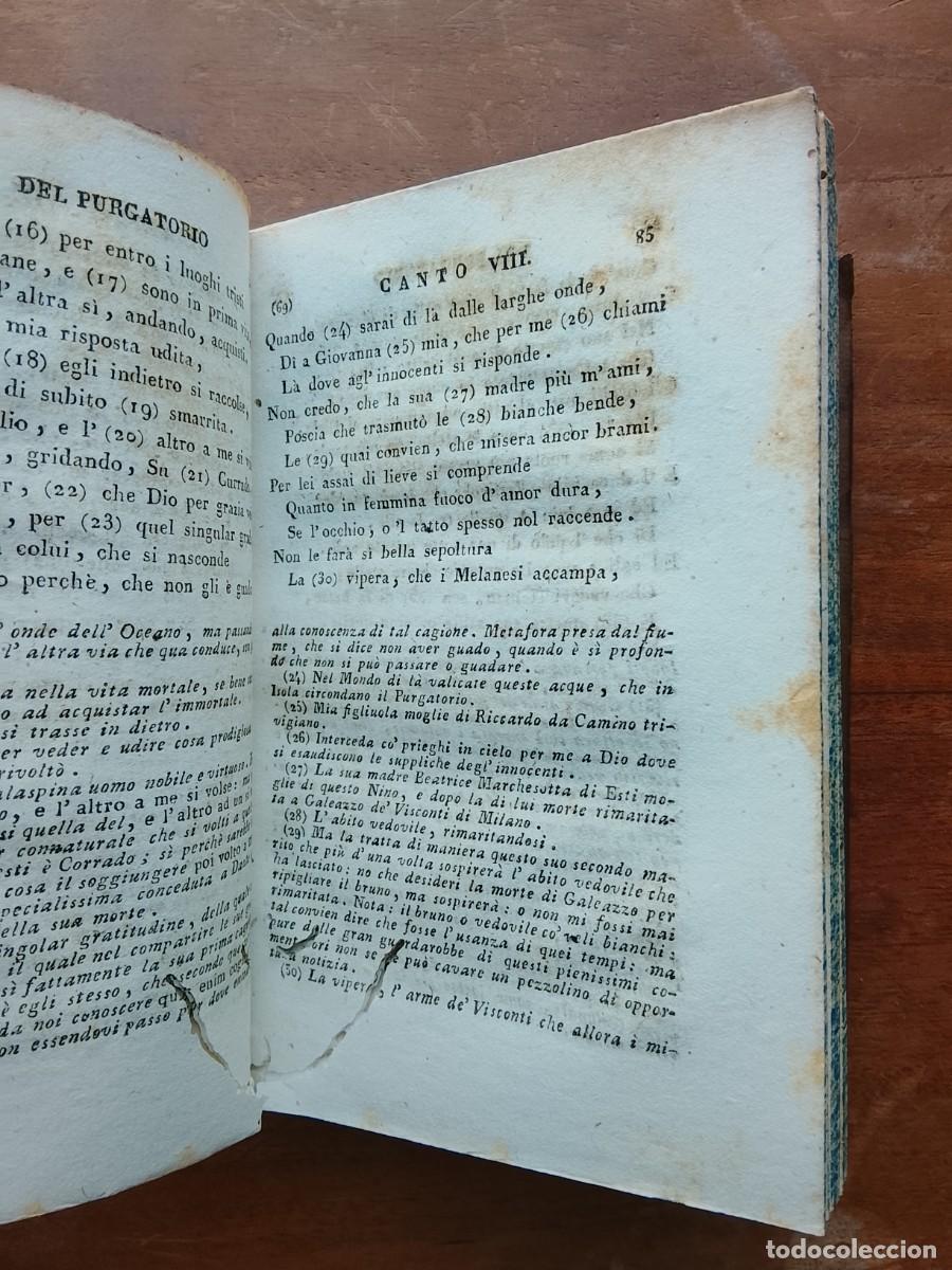 Libros antiguos: La divina comedia 1826 - Foto 5