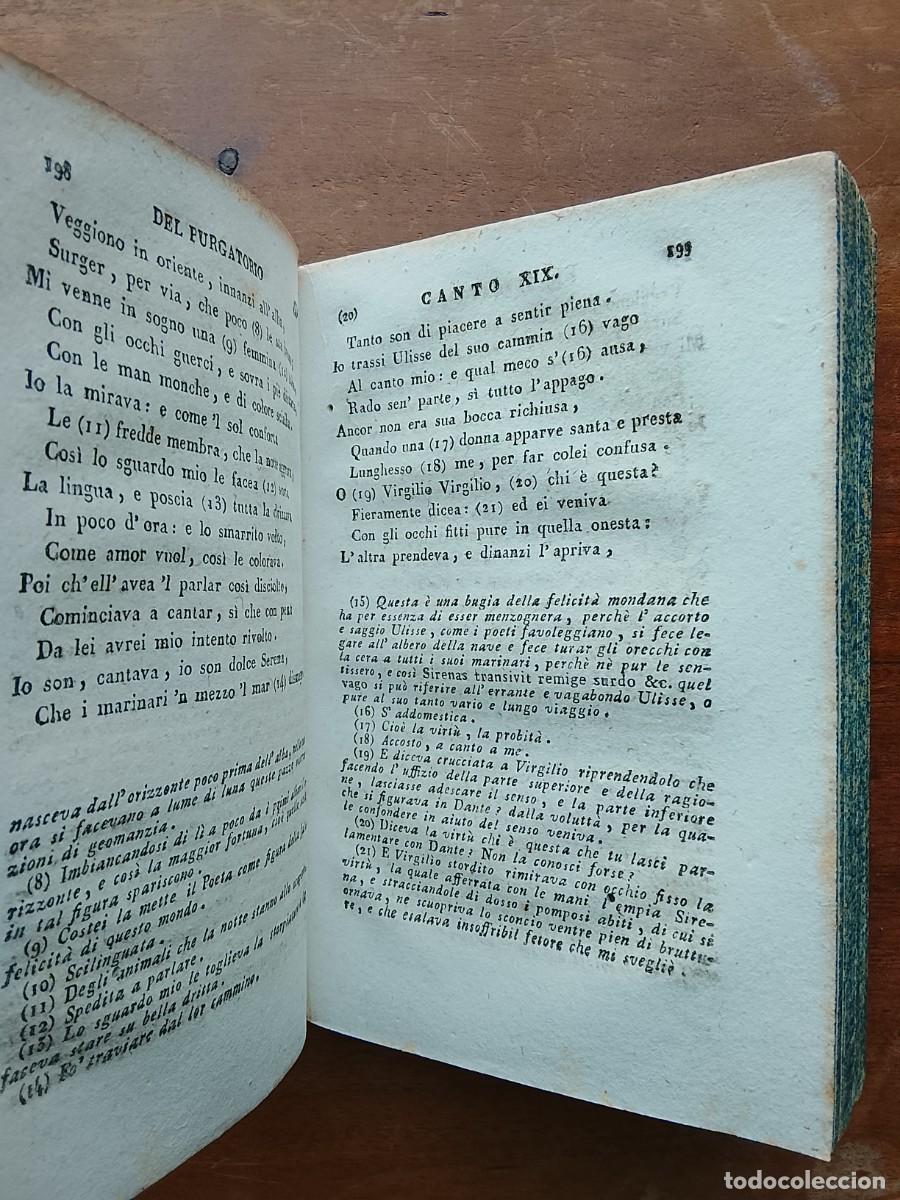 Libros antiguos: La divina comedia 1826 - Foto 6