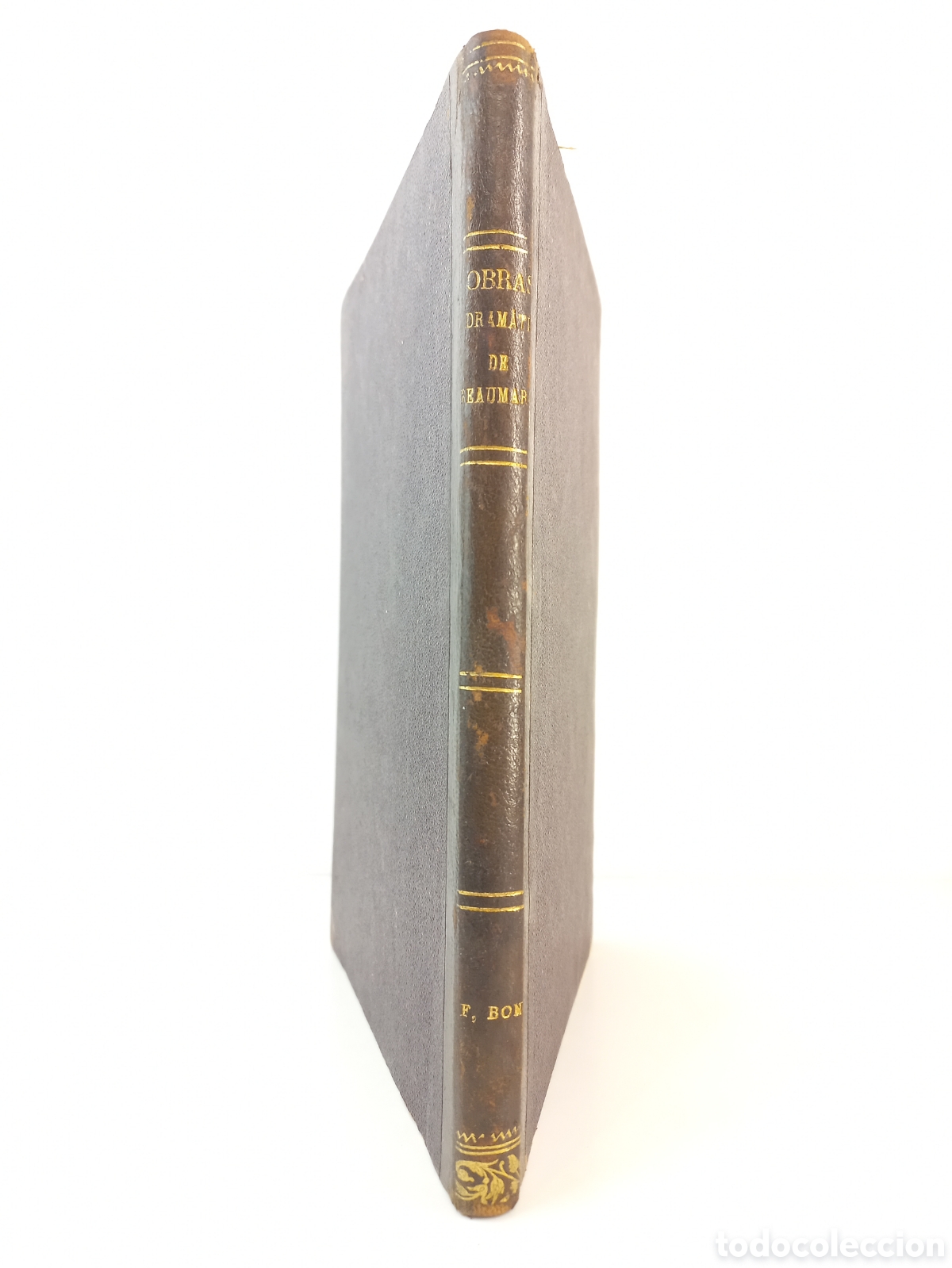 Libros antiguos: Obras Dram&aacute;ticas Escogidas de Beaumarchais. Domenech Editor, 1884. Teatro Selecto.