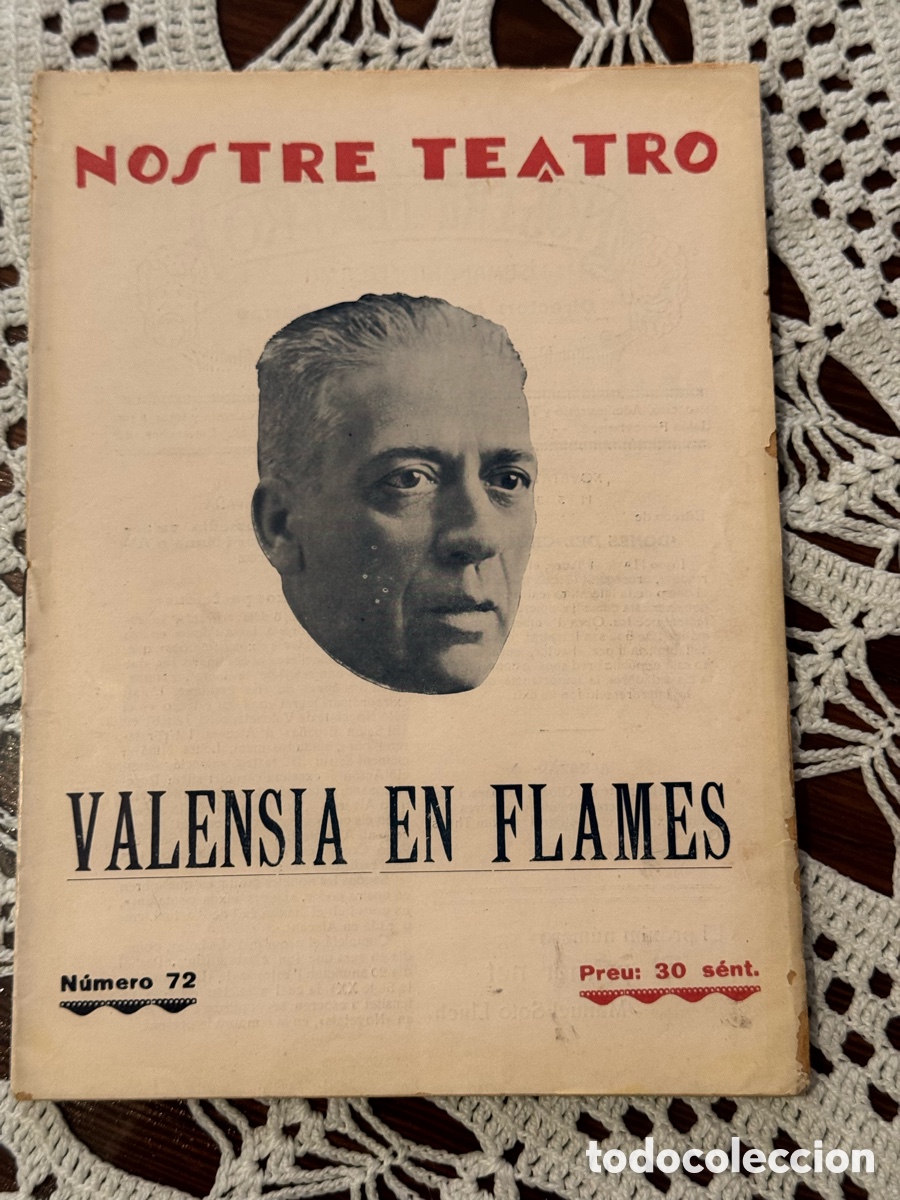 Libros antiguos: Valensia en Flames Nostre Teatro