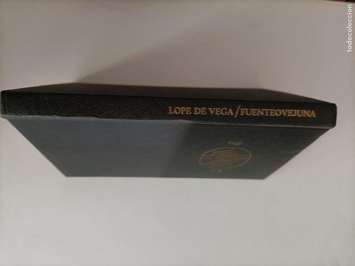 Libros antiguos: LIBRO. TEATRO, FUENTEOVEJUNA DE LOPE DE VEGA. ENCUADERNACI&Oacute;N DE LUJO. EST&Aacute; NUEVO.
