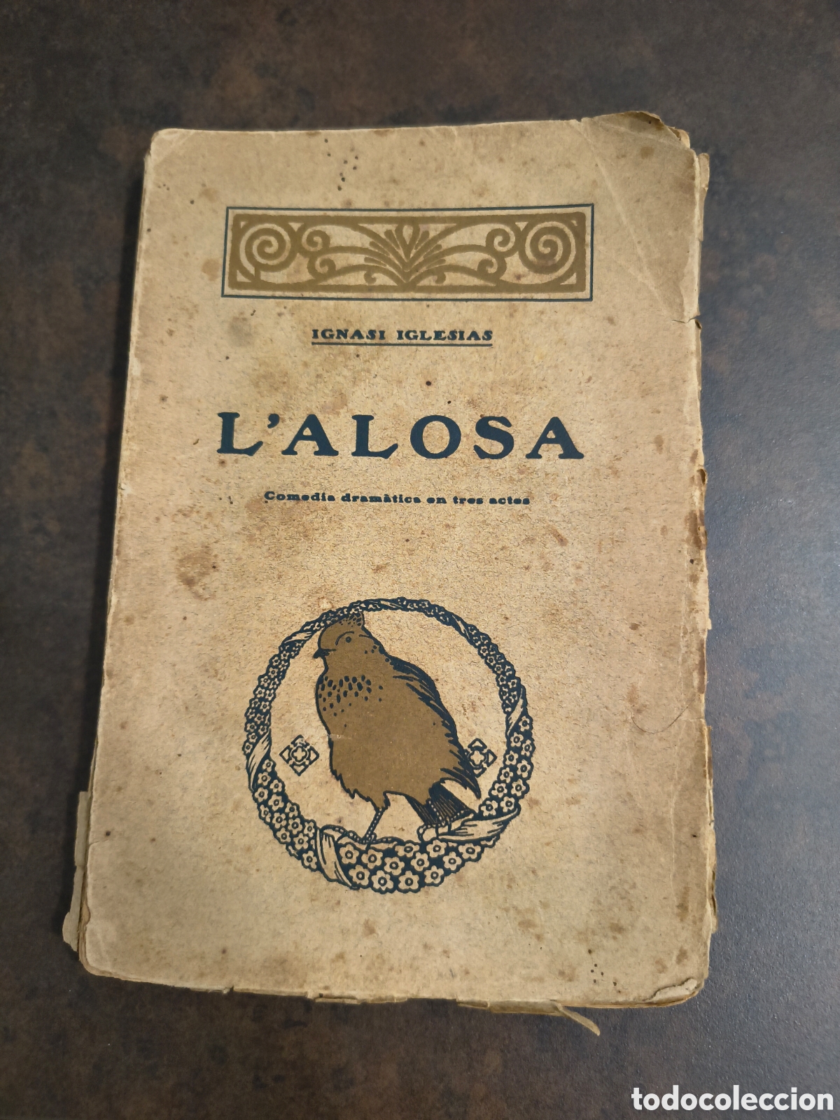 Libros antiguos: L&acute;ALOSA DE IGNASI IGLESIAS (ARTIS IMPRESSOR)