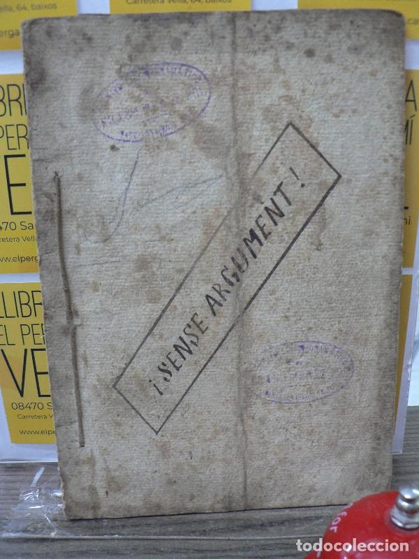 Libros antiguos: &iexcl; Sense argument ! : original en un acte y en prosa - Llu&iacute;s Llibre - Establiment Tipogr&agrave;fic de Josep