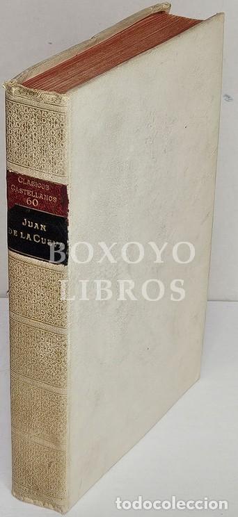 Libros antiguos: JUAN DE LA CUEVA. El infamador, Los siete infantes de Lara y El ejemplar po&eacute;tico. La Lectura. 1924