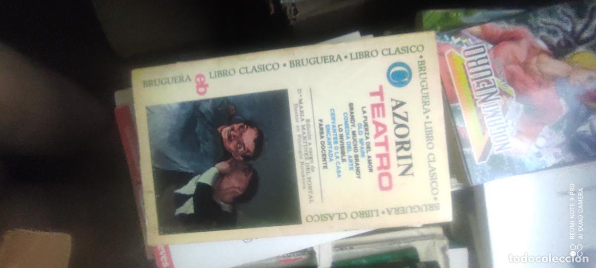 Libros antiguos: AZORIN.- - Teatro (La fuerza del amor - Old Spain! - Brandy, mucho brandy - Comedia del arte, Lo in