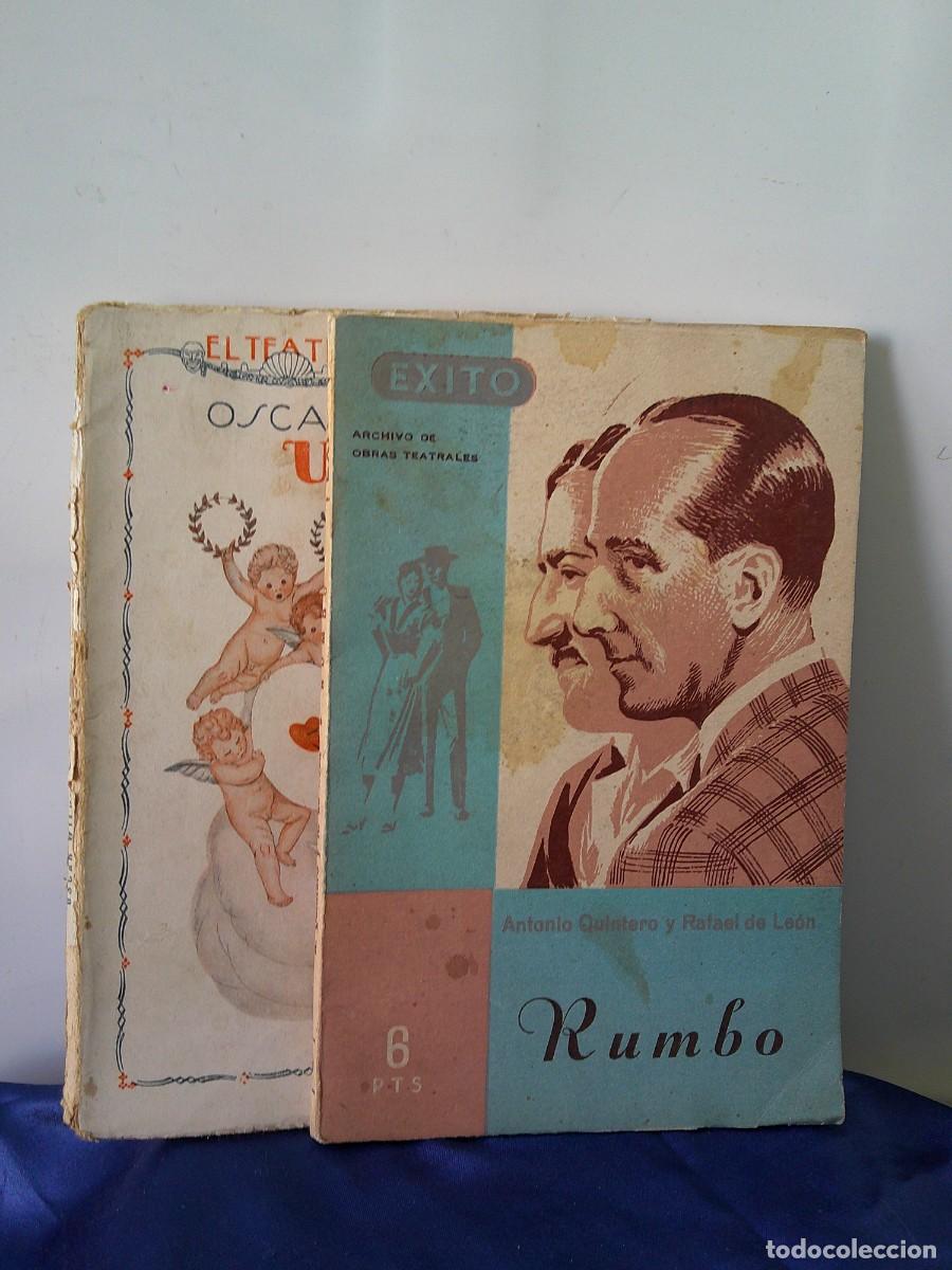 Libros antiguos: &iexcl;&iexcl; TEATRO.: &rdquo;OSCAR WILDE&rdquo; Y &rdquo;Hermanos QUINTERO.&rdquo; (Comedias) Epoca. Coleccion. !! C-32.