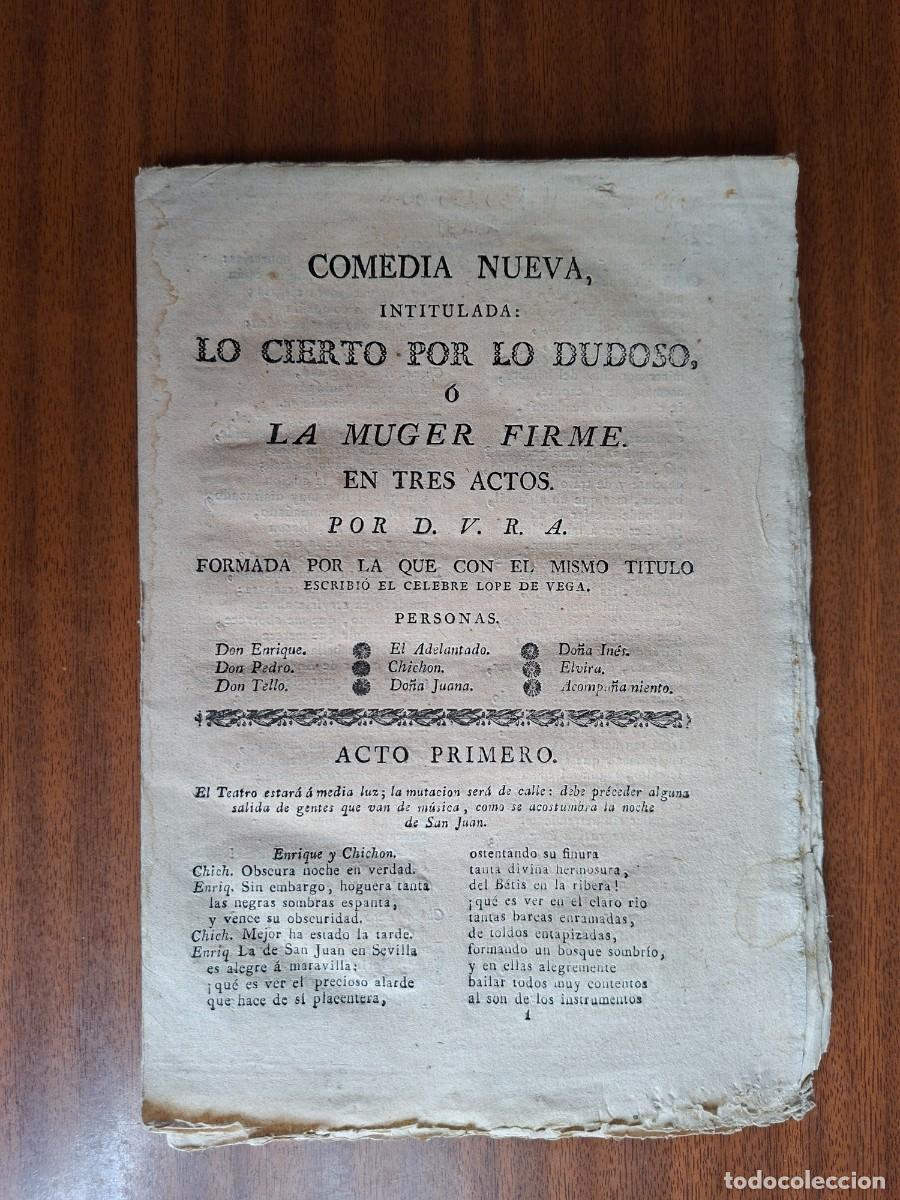 Libros antiguos: Lo cierto por lo dudoso --- V. Rodr&iacute;guez de Arellano