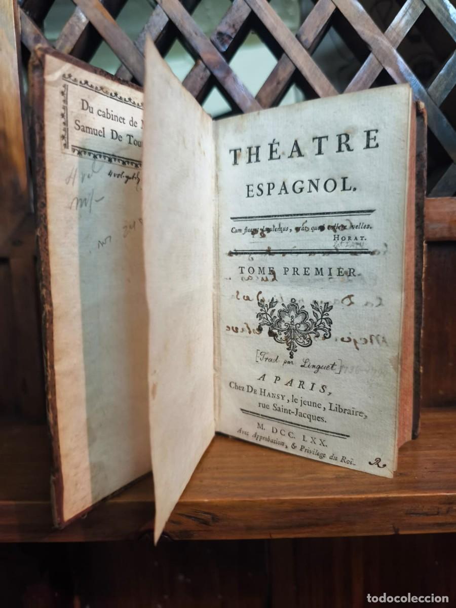 Libros antiguos: Th&eacute;atre Espagnol. Colecci&oacute;n de obras teatrales en franc&eacute;s.