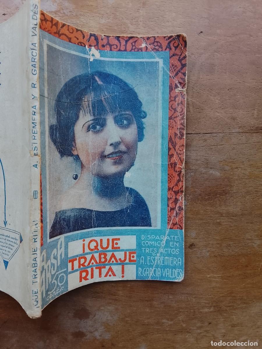 Libros antiguos: Que trabaje Rita. La farsa - Foto 9