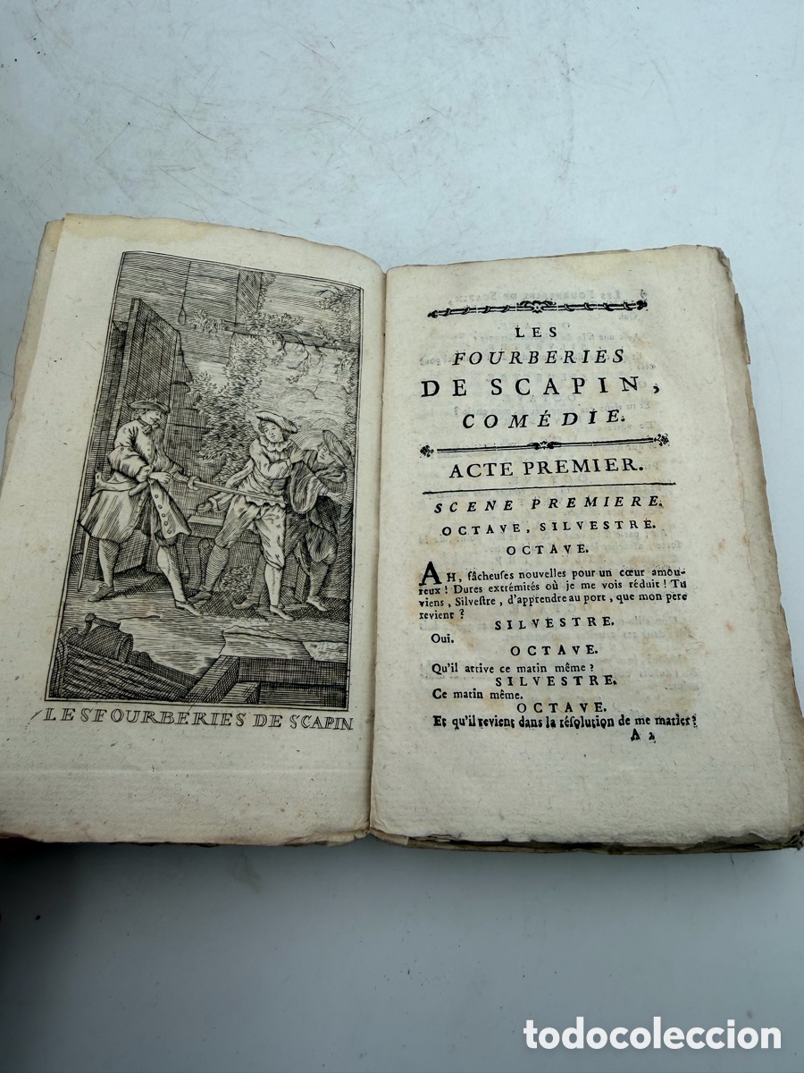Libros antiguos: Libro Antiguo Moliere s. XVIII