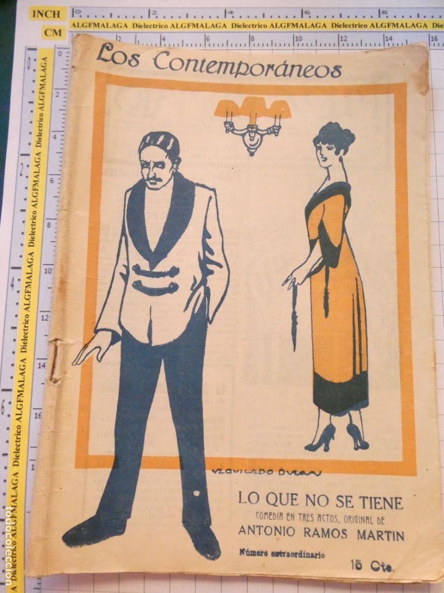 Libros antiguos: REVISTA LOS CONTEMPORANEOS 542 A&Ntilde;O 1919. COMEDIA EN TRES ACTOS LO QUE NO SE TIENE. 30GR