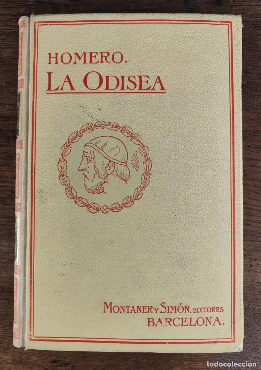 Libros antiguos: La Odisea, Homero, edici&oacute;n ilustrada Montaner y Sim&oacute;n, 1910