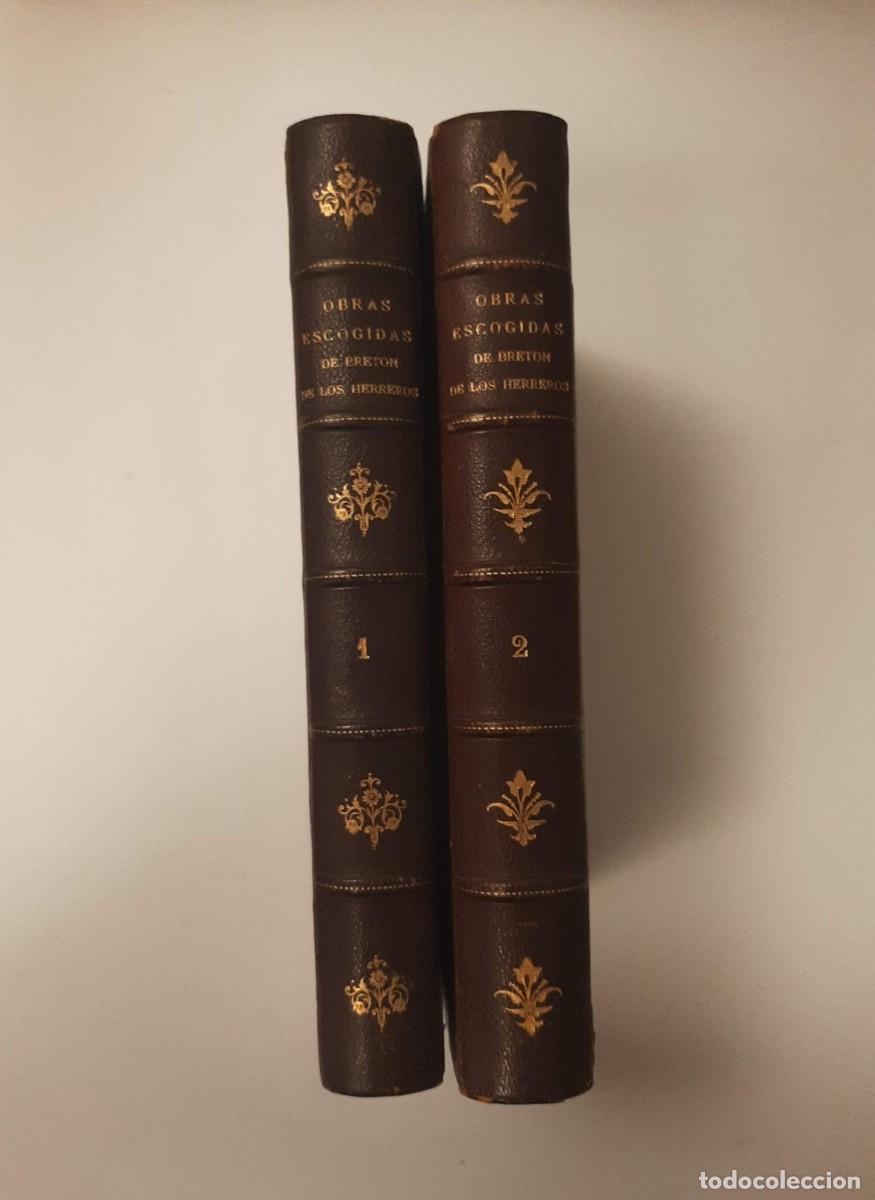 Libros antiguos: OBRAS ESCOGIDAS - BRETON DE LOS HERREROS, MANUEL
