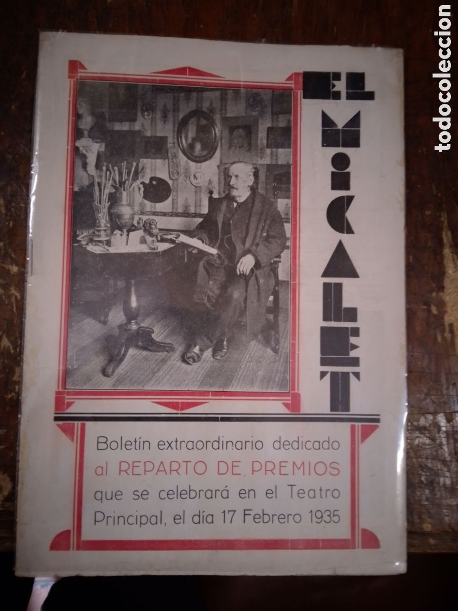 Antiquarische B&uuml;cher: EL MICALET. BOLETIN REPARTO DE PREMIOS. TEATRO PRINCIPAL. 1935. NUM. 12. SAINETE. 1935.