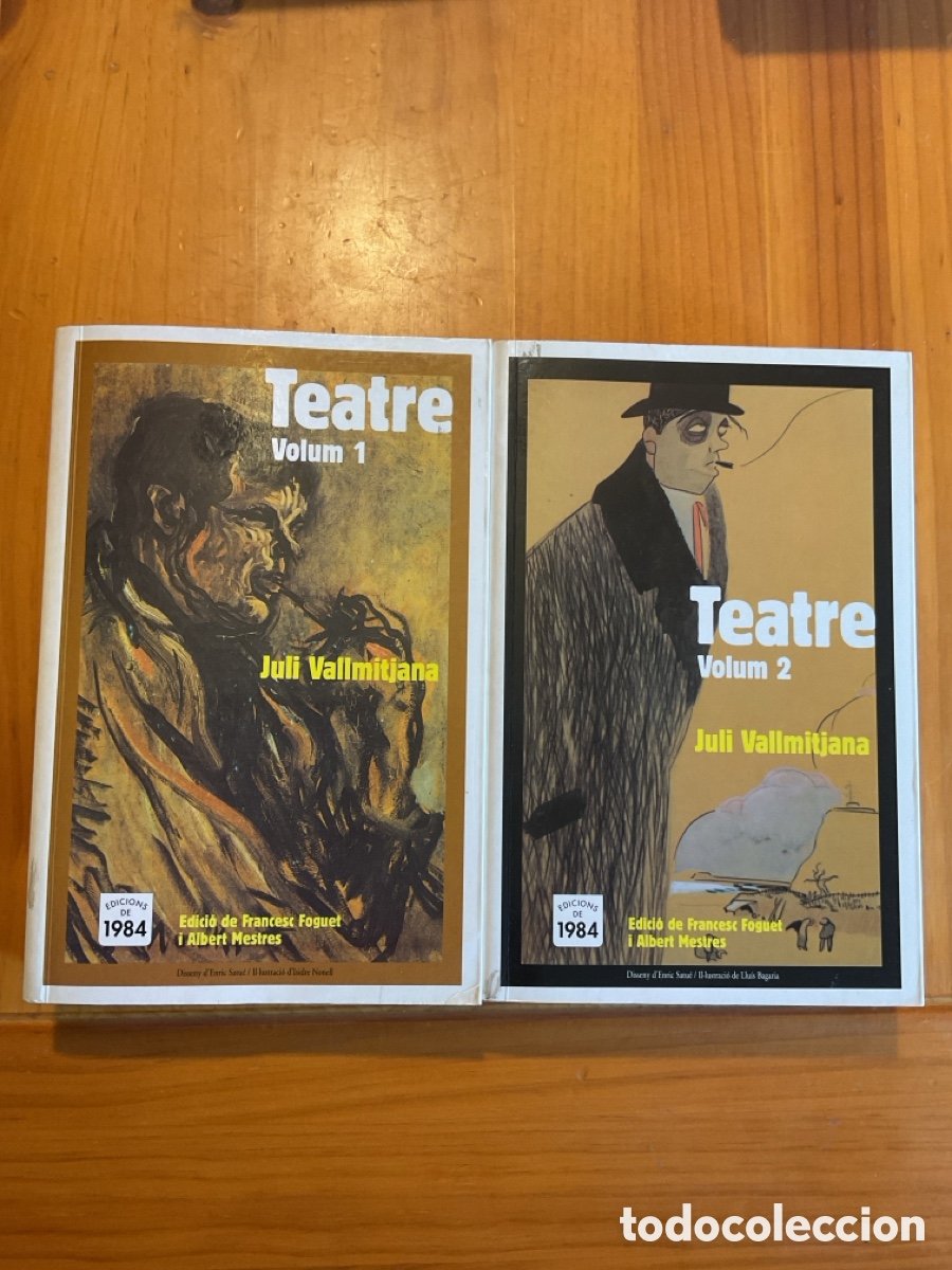 Libros antiguos: JULI VALLMITJANA &ndash; TEATRE COMPLET &ndash; 2 VOLUMS &ndash; EDICIONS DE 1984 &ndash; 2006