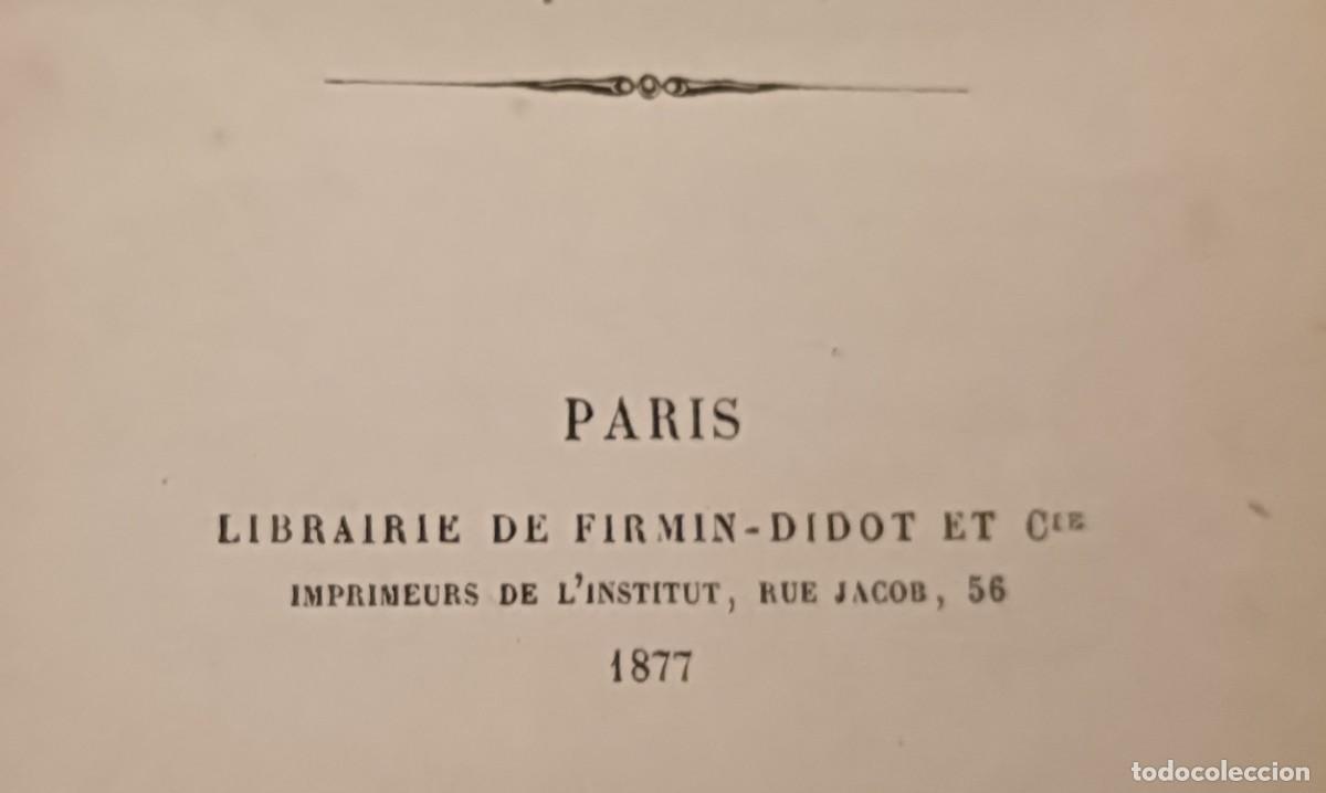 Libros antiguos: Oeuvres de Moli&egrave;re. Tomo 2. 1877 - Foto 6