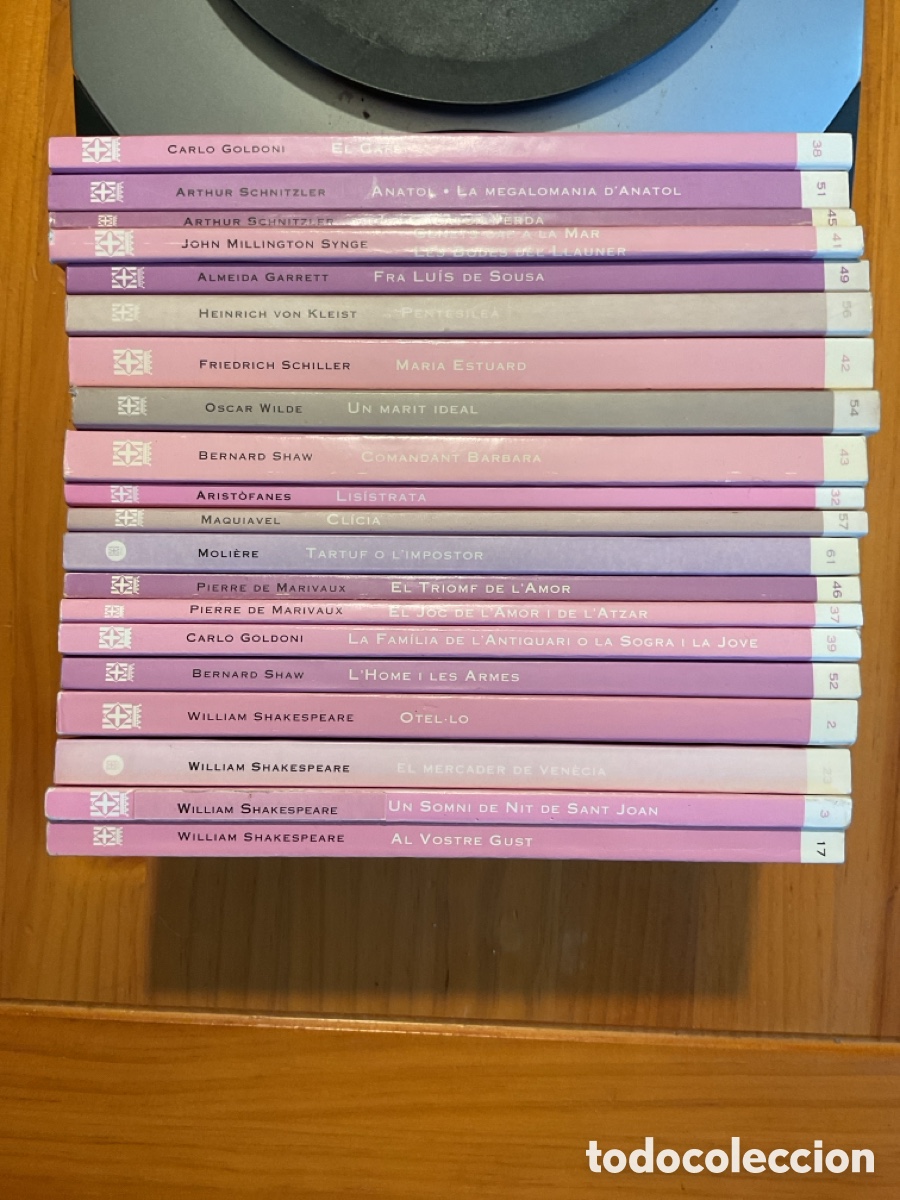 Libros antiguos: COL&middot;LECCI&Oacute; POPULAR DE TEATRE CL&Agrave;SSIC UNIVERSAL &ndash; 20 volums