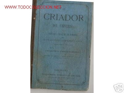 Libri antichi: 1870.LIBRO ESCOLAR.EL CRIADOR DEL UNIVERSO