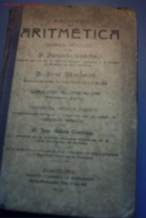 Libros antiguos: ARITMETICA-LIBRO ESCOLAR - Foto 1