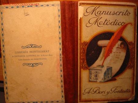 Libros antiguos: MANUSCRITO METODICO-LIBRO ESCOLAR - Foto 1