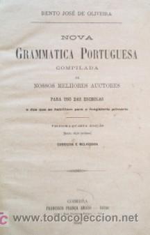Libros antiguos: NOVA GRAMATICA PORTUGUESA - a&ntilde;o 1898 - Foto 2