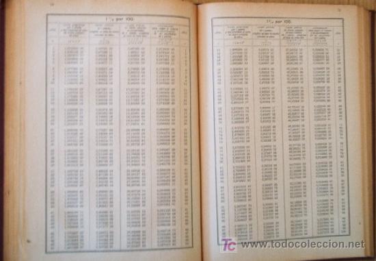Libros antiguos: TABLAS DE LOGARITMOS - A&Ntilde;O 1932 - LIBRO ESCOLAR - Foto 7