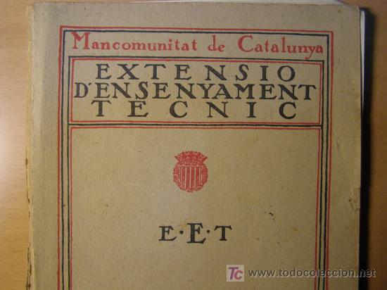 Libros antiguos: Libro GEOMETRIA DESCRIPTIVA. MANCOMUNITAT DE CATALUNYA. - Foto 2