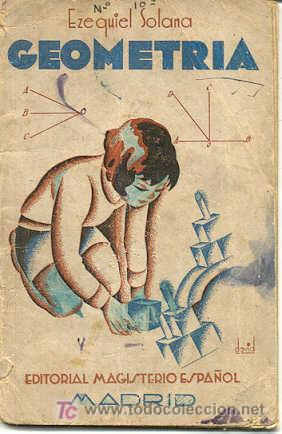Libros antiguos: GEOMETRIA -  EZEQUIEL SOLANA - Foto 1