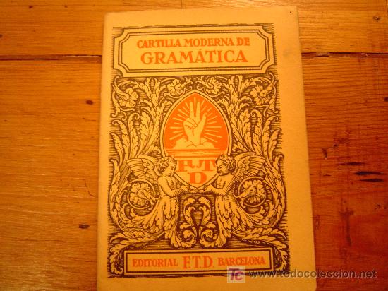 Libros antiguos: Cartilla Moderna de Gramatica - Foto 1