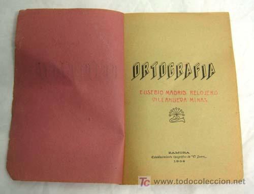 Libros antiguos: Cuadernillo de Ortograf&iacute;a Ed Duero de 1908 - Foto 2