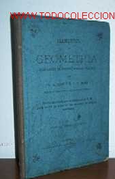 Libros antiguos: GEOMETRIA - A&Ntilde;O 1893 - LIBRO ESCOLAR - Foto 1