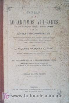 Libros antiguos: TABLAS DE LOS LOGARITMOS VULGARES - LIBRO ESCOLAR - Foto 2