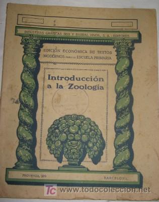 Libros antiguos: INTRODUCCI&Oacute;N A LA ZOOLOG&Iacute;A, DE 1935 - Foto 1
