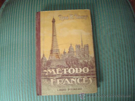 Libros antiguos: Libro de escuela M&eacute;todo de Frances  1931 - Foto 1