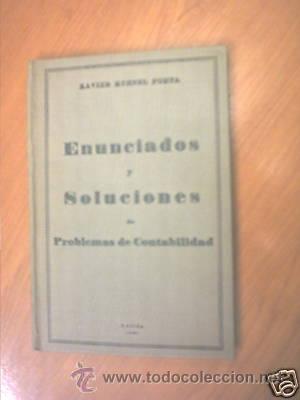 Antiquarische B&uuml;cher: ENUNCIADOS Y SOLUCIONES PROBL. CONTABILIDAD.1929. L7030