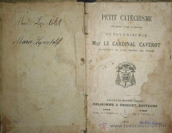 Libros antiguos: lltx050.- PETIT CAT&Eacute;CHISME. 1886 - Foto 2